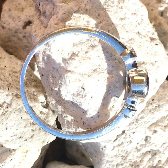 Natural Iolite Sterling Silver Ring Size 7 Genuine Gemstone - Picture 5 of 16